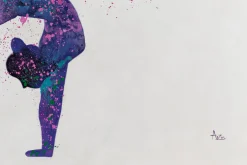 XXL Öl Gemälde 'Colourful Dancer' | Handgemaltes Unikat