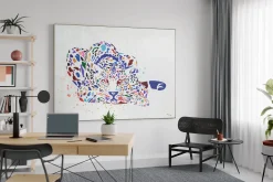 XXL Öl Gemälde 'Colourful Leopard' | Handgemaltes Unikat