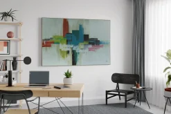 XXL Öl Gemälde 'Colourful Mirage' | Handgemaltes Unikat
