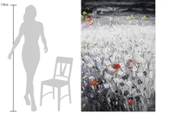 XXL Öl Gemälde 'Colours in Grey' | Handgemaltes Unikat