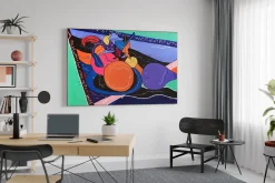 XXL Öl Gemälde 'Colours of Bossa Nova' | Handgemaltes Unikat