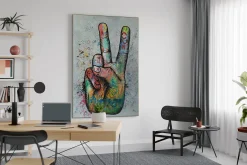 XXL Öl Gemälde 'Colours of Peace' | Handgemaltes Unikat