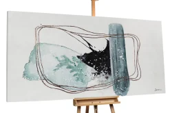 XXL Öl Gemälde 'Connected Galaxies' | Handgemaltes Unikat