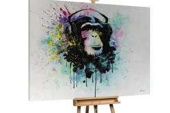 XXL Öl Gemälde 'Cool Ape' | Handgemaltes Unikat