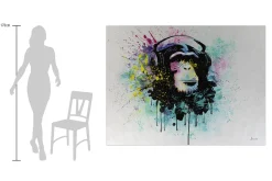 XXL Öl Gemälde 'Cool Ape' | Handgemaltes Unikat
