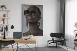 XXL Öl Gemälde 'Cool Chic' | Handgemaltes Unikat