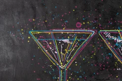 XXL Öl Gemälde 'Cosmopolitan Night' | Handgemaltes Unikat