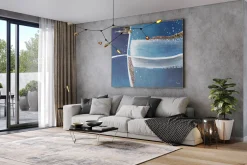 XXL Öl Gemälde 'Cosmos of the Sea' | Handgemaltes Unikat
