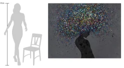 XXL Öl Gemälde 'Creative Mind' | Handgemaltes Unikat