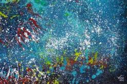 XXL Öl Gemälde 'Cryptic Universe' | Handgemaltes Unikat