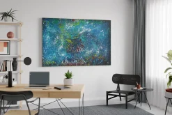 XXL Öl Gemälde 'Cryptic Universe' | Handgemaltes Unikat