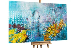 XXL Öl Gemälde 'Crystal Barrier Reef' | Handgemaltes Unikat