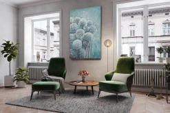 XXL Öl Gemälde 'Dandelion Dreams' | Handgemaltes Unikat