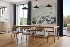 XXL Öl Gemälde 'Dandelion Fairytale' | Handgemaltes Unikat