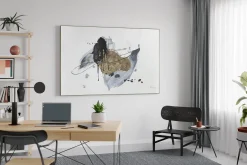 XXL Öl Gemälde 'Dappled Grey' | Handgemaltes Unikat