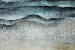 XXL Öl Gemälde 'Das lange Warten' | Handgemaltes Unikat