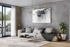 XXL Öl Gemälde 'Das Spiel der Kunst' | Handgemaltes Unikat