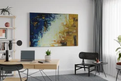 XXL Öl Gemälde 'Day and Night Cycle' | Handgemaltes Unikat
