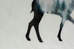 XXL Öl Gemälde 'Deer's Soul' | Handgemaltes Unikat
