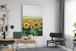 XXL Öl Gemälde 'Der Sonne so nah' | Handgemaltes Unikat