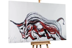XXL Öl Gemälde 'Dia-Bull-o' | Handgemaltes Unikat