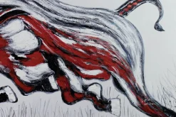 XXL Öl Gemälde 'Dia-Bull-o' | Handgemaltes Unikat