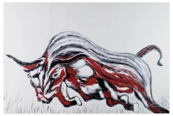 XXL Öl Gemälde 'Dia-Bull-o' | Handgemaltes Unikat