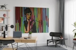 XXL Öl Gemälde 'Die Farben der Audrey' | Handgemaltes Unikat