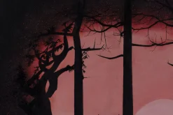 XXL Öl Gemälde 'Dämmerung im Wald' | Handgemaltes Unikat
