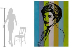 XXL Öl Gemälde 'Dream of Diana' | Handgemaltes Unikat