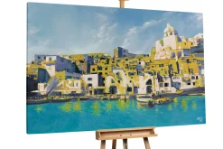 XXL Öl Gemälde 'Dreams of Greece' | Handgemaltes Unikat