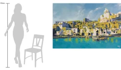 XXL Öl Gemälde 'Dreams of Greece' | Handgemaltes Unikat