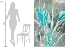 XXL Öl Gemälde 'Dschungelmelancholie' | Handgemaltes Unikat