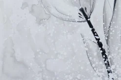XXL Öl Gemälde 'Eisblüte' | Handgemaltes Unikat