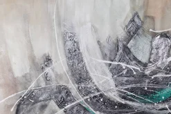 XXL Öl Gemälde 'Eiserne Route' | Handgemaltes Unikat