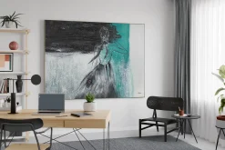 XXL Öl Gemälde 'Elegant Appearance' | Handgemaltes Unikat