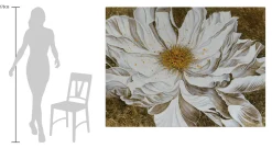 XXL Öl Gemälde 'Eleganz der Blumen' | Handgemaltes Unikat