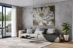 XXL Öl Gemälde 'Eleganz der Blumen' | Handgemaltes Unikat