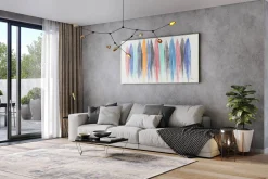 XXL Öl Gemälde 'Eleganz der Farben' | Handgemaltes Unikat