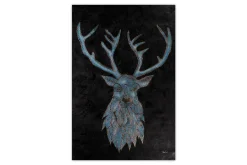 XXL Öl Gemälde 'Elk of Ice' | Handgemaltes Unikat