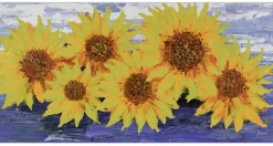 XXL Öl Gemälde 'Emblem der Sonne' | Handgemaltes Unikat