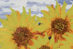 XXL Öl Gemälde 'Emblem der Sonne' | Handgemaltes Unikat