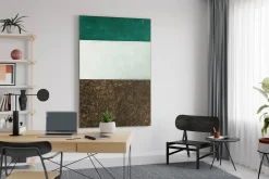 XXL Öl Gemälde 'Emerald Sky' | Handgemaltes Unikat
