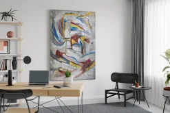 XXL Öl Gemälde 'Energising Wind' | Handgemaltes Unikat