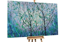 XXL Öl Gemälde 'Ensorcelling Branches' | Handgemaltes Unikat