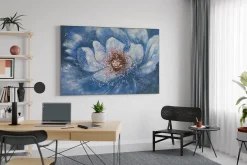XXL Öl Gemälde 'Evanescent Flower' | Handgemaltes Unikat