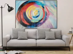 XXL Öl Gemälde 'Eye of Delight' | Handgemaltes Unikat