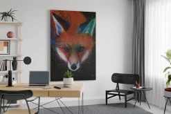 XXL Öl Gemälde 'Fabel vom Fuchs' | Handgemaltes Unikat