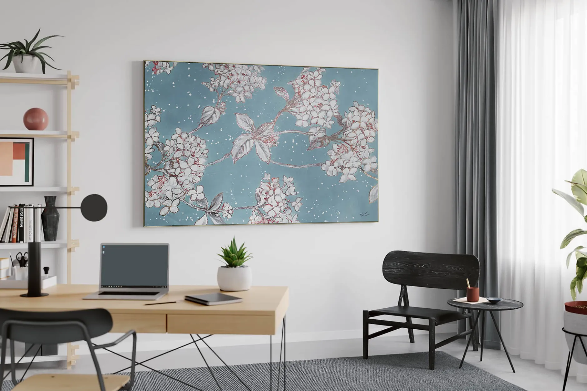 XXL Öl Gemälde 'Fairy Blossoms' | Handgemaltes Unikat