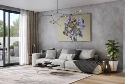 XXL Öl Gemälde 'Fairytale Butterflies' | Handgemaltes Unikat